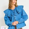 BLUSA MANGA LARGA ALGODÓN MUJER MARQUIS DENIM VUELOS