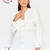 SWEATER MUJER CACHAREL CUELLO ALTO LÍNEAS