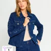 CHAQUETA MUJER CACHAREL DENIM TACHAS